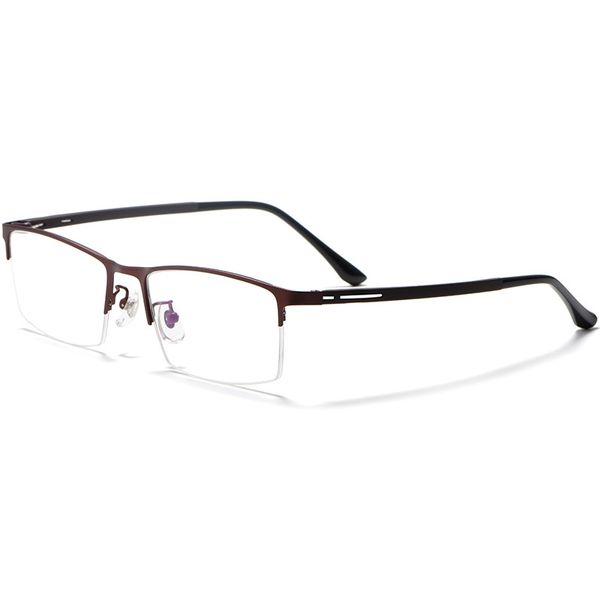 as ginymov men titanium alloy half frame optical myopia spectacle frame semi-rimless reading glasses male business eyewear, Black
as ginymov men titanium alloy half frame optical myopia spectacle frame semi-rimless reading glasses male business eyewear, Black