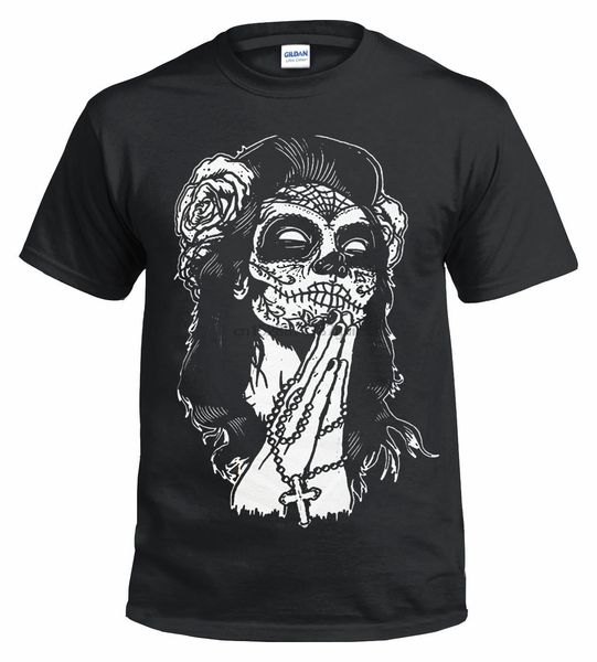 mexican skull screen printed cotton t shirt skull plus reaper lady top
mexican skull screen printed cotton t shirt skull plus reaper lady top
