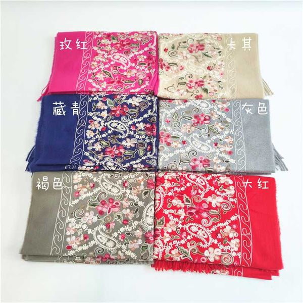scarves 450g embroider cashmere scarf 2021 winter luxury women artificial thicken travel blanket wraps, Blue;gray
scarves 450g embroider cashmere scarf 2021 winter luxury women artificial thicken travel blanket wraps, Blue;gray