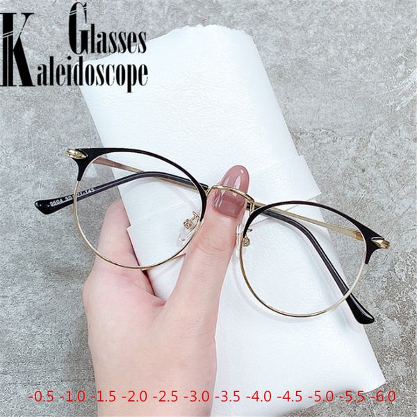 fashion sunglasses frames -1.0 -1.5 -2.0 -2.5 -3.0 to -6.0 finished myopia prescription glasses women men metal anti-blue light nearsighted, Black
fashion sunglasses frames -1.0 -1.5 -2.0 -2.5 -3.0 to -6.0 finished myopia prescription glasses women men metal anti-blue light nearsighted, Black