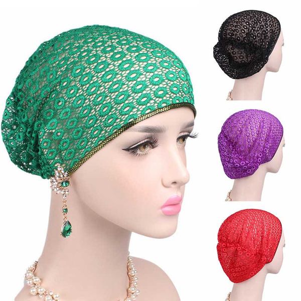 lnrrabc women's fashion muslim lace header cap turban scarf hats & caps women headdress accessories, Blue;gray
lnrrabc women's fashion muslim lace header cap turban scarf hats & caps women headdress accessories, Blue;gray