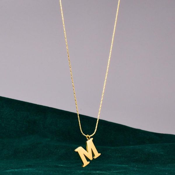 pendant necklaces hongcheng simple m letter necklace titanium steel female trend jewelry gold color metal hc218, Silver
pendant necklaces hongcheng simple m letter necklace titanium steel female trend jewelry gold color metal hc218, Silver
