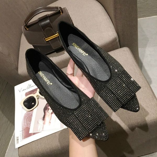 swonco flat shoes women spring new pointed toe slip on flat form shoes 2020 rhinestone work loafers for women casual flats, Black
swonco flat shoes women spring new pointed toe slip on flat form shoes 2020 rhinestone work loafers for women casual flats, Black