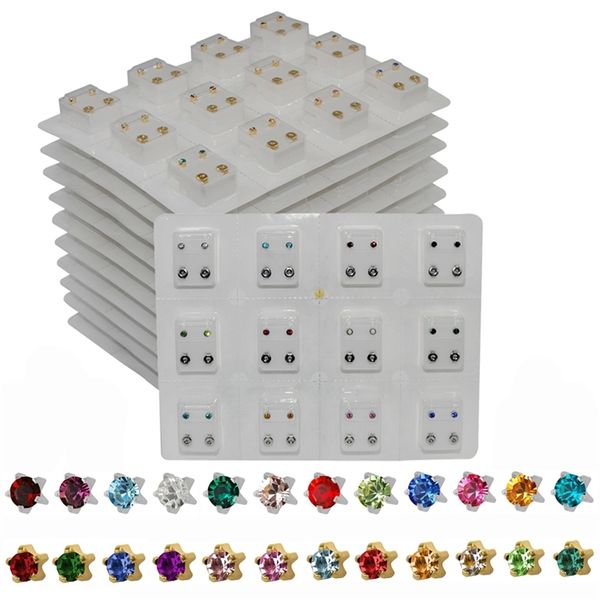 sterilezed card surgical steel regular size cz birthstone earrings studs 24k gold plating crystal ear tragus cartilage piercing, Golden;silver
sterilezed card surgical steel regular size cz birthstone earrings studs 24k gold plating crystal ear tragus cartilage piercing, Golden;silver