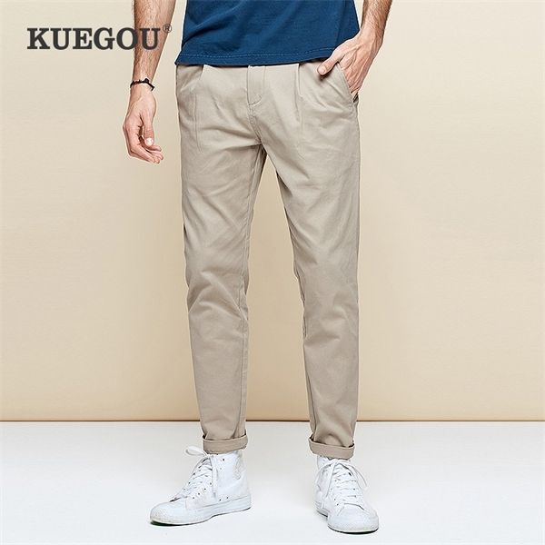 kuegou cotton spandex men's casual pants spring overalls slim type straight black trousers pants extension size ak-9792
kuegou cotton spandex men's casual pants spring overalls slim type straight black trousers pants extension size ak-9792