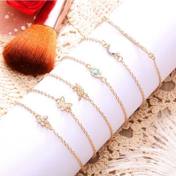 charm bracelets fashin cz evil eye for women gold bear pulseras mujer cute butterfly bracelet femme summer jewelry, Golden;silver
charm bracelets fashin cz evil eye for women gold bear pulseras mujer cute butterfly bracelet femme summer jewelry, Golden;silver