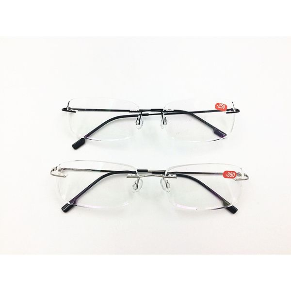 rimless myopia reading glasses ultralight flexible memory titanium frameless glasses 10pcs/lot -1.00-- -6.0, White;black
rimless myopia reading glasses ultralight flexible memory titanium frameless glasses 10pcs/lot -1.00-- -6.0, White;black