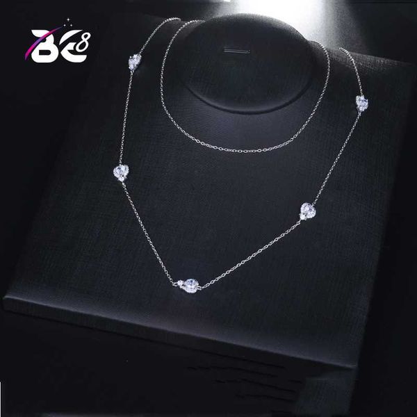 be 8 new arrival cubic zircon long chain necklace for women jewelry, statement necklace wedding accessories n068, Silver
be 8 new arrival cubic zircon long chain necklace for women jewelry, statement necklace wedding accessories n068, Silver