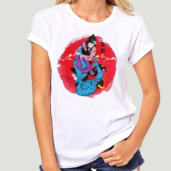 funny t shirt bjj geisha do heel hook to hanya monster tshirt men tee-4534a
