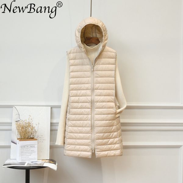women's vests bang 4xl long vest women ultra light down hooded lightweight waistcoat female coat slim sleeveless, Black;white
women's vests bang 4xl long vest women ultra light down hooded lightweight waistcoat female coat slim sleeveless, Black;white