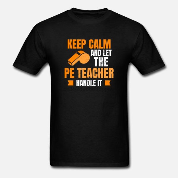 men t shirt pe teacher keep calm gift tshirts women-tshirt