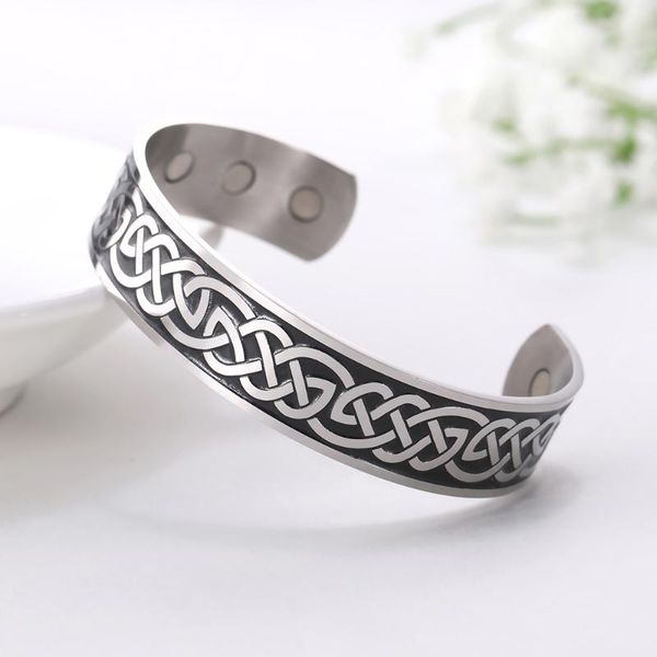 charm bracelets nordic viking style amulet stainless steel bracelet fashion cross pattern carved couple gift for sale, Golden;silver
charm bracelets nordic viking style amulet stainless steel bracelet fashion cross pattern carved couple gift for sale, Golden;silver