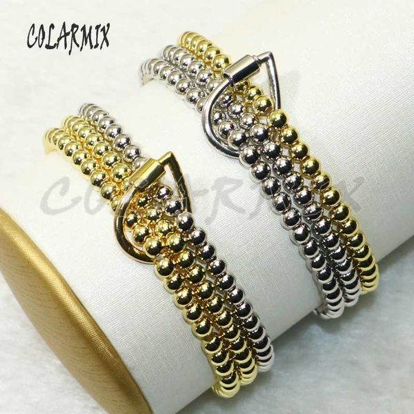 charm bracelets 4pcs geometric lock drop shape 3 beaded bracelet fashion jewelry for women accessories gift 50656, Golden;silver
charm bracelets 4pcs geometric lock drop shape 3 beaded bracelet fashion jewelry for women accessories gift 50656, Golden;silver