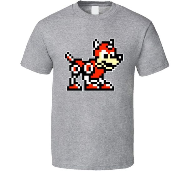 mega man nes rush the dog 8 bit t shirt