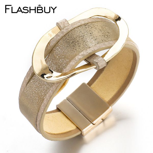 flashbuy simple big alloy leather bracelets for women unique gold color charms wide wrap bracelets fashion jewelry wholesale, Golden;silver
flashbuy simple big alloy leather bracelets for women unique gold color charms wide wrap bracelets fashion jewelry wholesale, Golden;silver