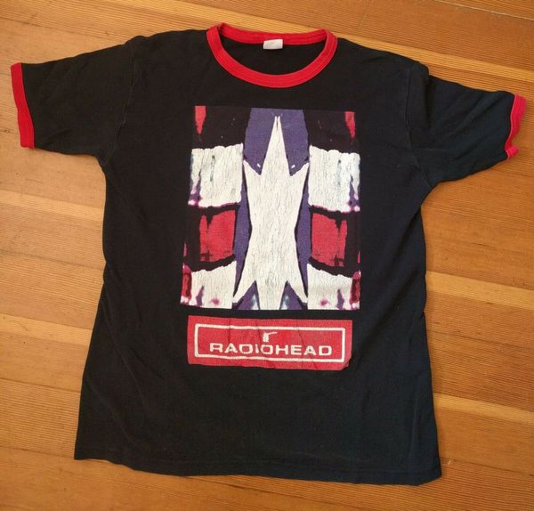 vintage radiohead the bends tour ringer t-shirt 1995 (large) fashion t-shirt men clothing
vintage radiohead the bends tour ringer t-shirt 1995 (large) fashion t-shirt men clothing