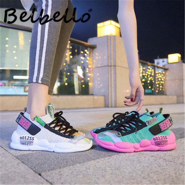 belbello 2020 summer new version of all-around sports shoes women flying socks shoes breathable student casual zt-602, Black
belbello 2020 summer new version of all-around sports shoes women flying socks shoes breathable student casual zt-602, Black