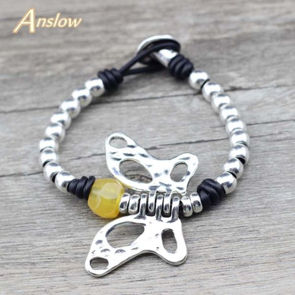 charm bracelets anslow design charms fashion jewelry handmade wrap butterfly beads women female bracelet&bangle mother's day gift low07, Golden;silver
charm bracelets anslow design charms fashion jewelry handmade wrap butterfly beads women female bracelet&bangle mother's day gift low07, Golden;silver