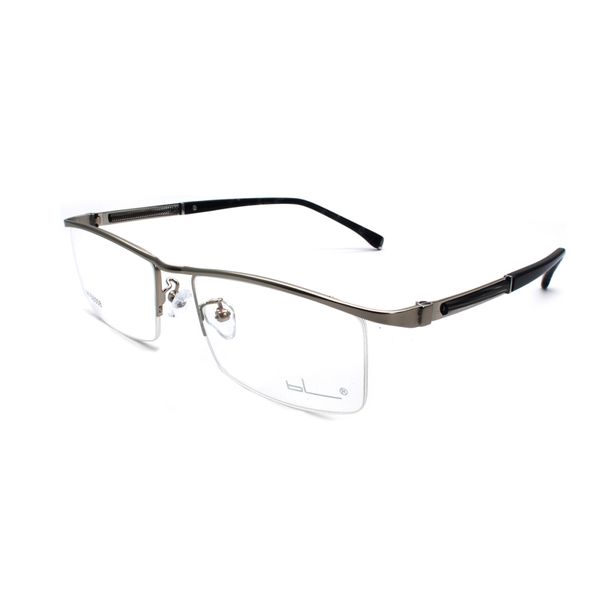 titanium frame glasses oval shape fashion brand prescription glasses men style optical half rim, Black
titanium frame glasses oval shape fashion brand prescription glasses men style optical half rim, Black