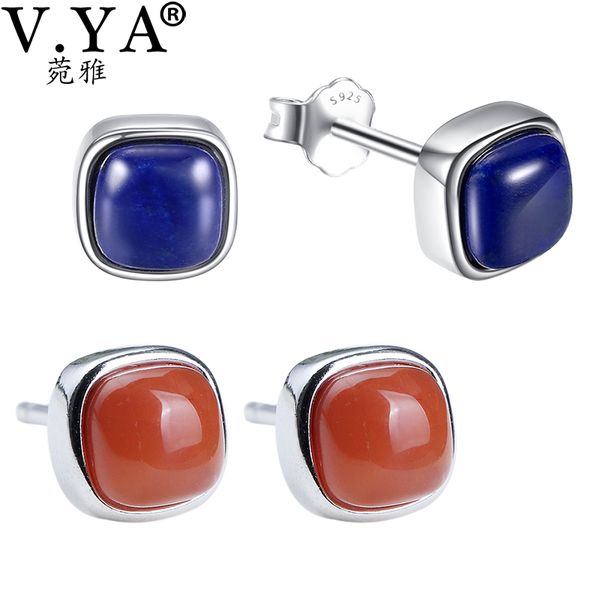 v.ya 925 sterling silver jewelry natural lapis lazuli earrings for women square shape vintage earring oorbellen voor vrouwen, Golden;silver
v.ya 925 sterling silver jewelry natural lapis lazuli earrings for women square shape vintage earring oorbellen voor vrouwen, Golden;silver