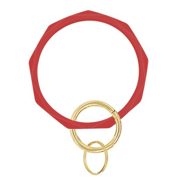 2021 rubber bracelet keychain silicone key ring round wristlet keychain for women girls mix color key holder, Silver
2021 rubber bracelet keychain silicone key ring round wristlet keychain for women girls mix color key holder, Silver