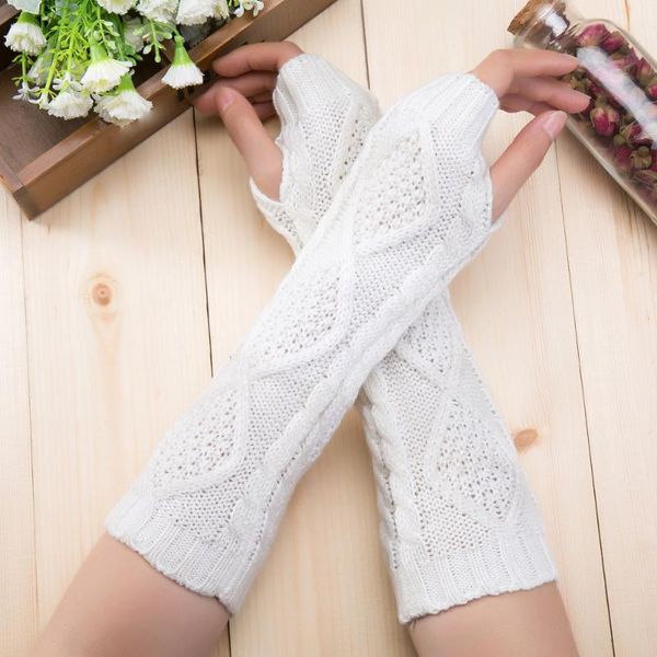five fingers gloves 2021 female causal women' long twist fingerless winter arm warmer knit mitten for women guantes mujer, Blue;gray
five fingers gloves 2021 female causal women' long twist fingerless winter arm warmer knit mitten for women guantes mujer, Blue;gray