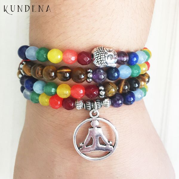 tennis 7 chakra beaded mala buddha charm bracelet for women chakras buddhist meditation wrapped wrist, Golden;silver
tennis 7 chakra beaded mala buddha charm bracelet for women chakras buddhist meditation wrapped wrist, Golden;silver