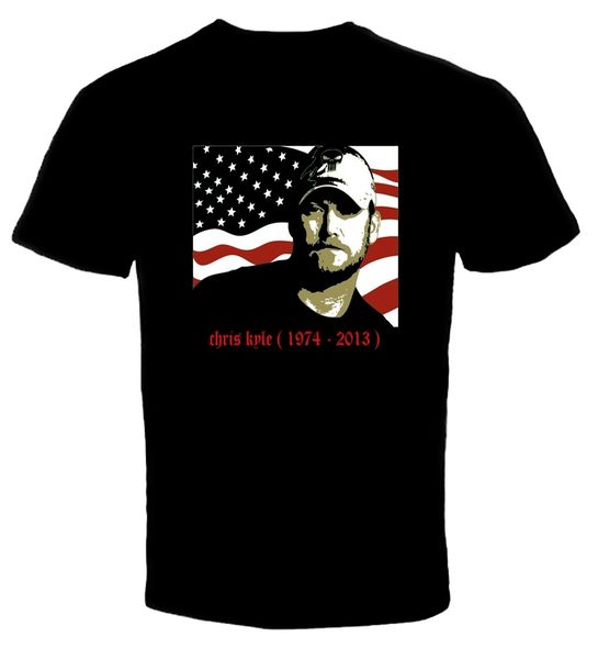 chris kyle american sniper 1974 - 2013 cotton men's t shirt
chris kyle american sniper 1974 - 2013 cotton men's t shirt