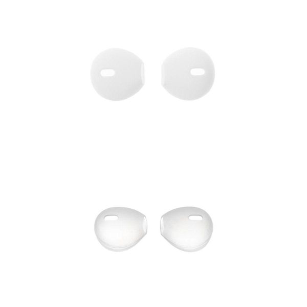 2 pairs silicone earbuds eartips ear cap for apple airpods iphone 7 earpods white+clear
2 pairs silicone earbuds eartips ear cap for apple airpods iphone 7 earpods white+clear