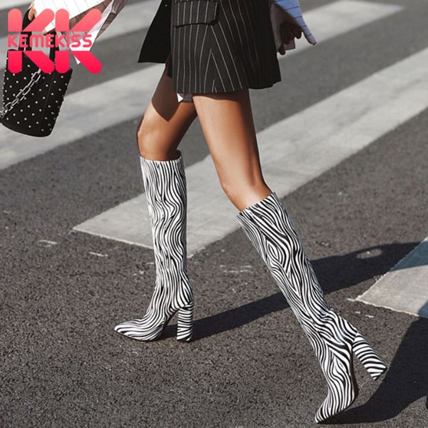 boots kemekiss knee high for women winter keep warm fur shoes pattern party casual thick heel female footwear size 36-43, Black
boots kemekiss knee high for women winter keep warm fur shoes pattern party casual thick heel female footwear size 36-43, Black
