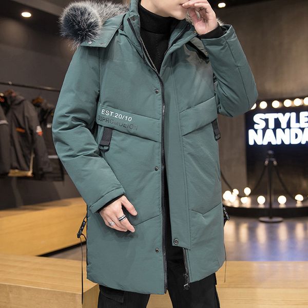 new winter wind man down coat collars thickening long down jacket in the men's fashion male white duck coat, Black
new winter wind man down coat collars thickening long down jacket in the men's fashion male white duck coat, Black