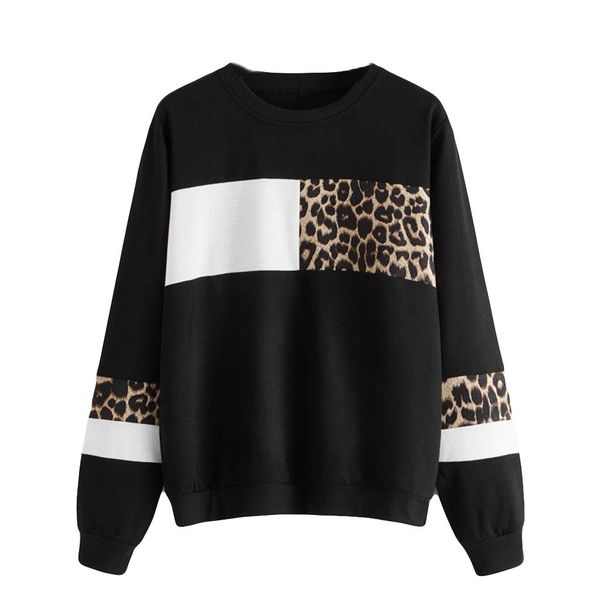 женщины leopard печати лоскутное o-образным вырезом толстовки топ с длинным рукавом повседневная мода толстовка теплый o шеи hoodie негабари, Black
женщины leopard печати лоскутное o-образным вырезом толстовки топ с длинным рукавом повседневная мода толстовка теплый o шеи hoodie негабари, Black