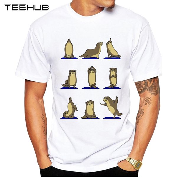 2019 teehub men's funny otter yoga printed t-shirt short sleeve novelty o-neck design cool tee
2019 teehub men's funny otter yoga printed t-shirt short sleeve novelty o-neck design cool tee