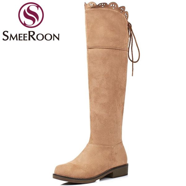 smeeroon 2020 new knee high boots for women sweet keep warm winter boots round toe med heels flock campus shoes woman, Black
smeeroon 2020 new knee high boots for women sweet keep warm winter boots round toe med heels flock campus shoes woman, Black