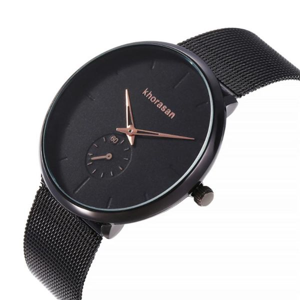 fashion men's watch quartz watch men's casual slim mesh stainless steel strap quartz reloj hombre y40, Slivery;brown 
fashion men's watch quartz watch men's casual slim mesh stainless steel strap quartz reloj hombre y40, Slivery;brown