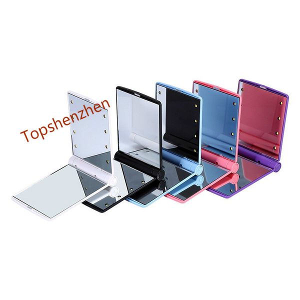 new lady makeup led mirror portable 8 led lights makeup mirrors colorful cosmetic folding compact pocket mirror with lamps makeup tool
new lady makeup led mirror portable 8 led lights makeup mirrors colorful cosmetic folding compact pocket mirror with lamps makeup tool