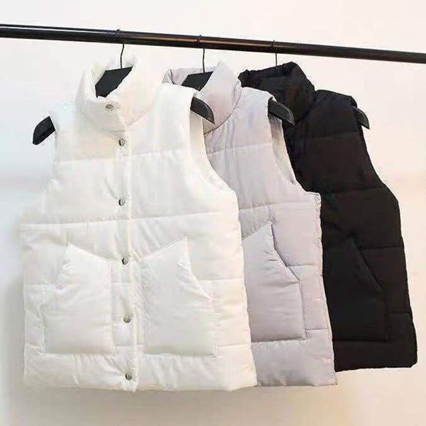 women's vests 2021 autumn winter light weight white cotton vest women o-neck ultra warm waistcoat female sleeveless coat, Black;white
women's vests 2021 autumn winter light weight white cotton vest women o-neck ultra warm waistcoat female sleeveless coat, Black;white