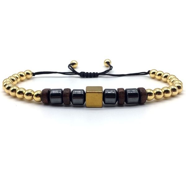 wood beads cube charm bracelet men braided macrame beads handmade bracelet for men jewelry, Golden;silver
wood beads cube charm bracelet men braided macrame beads handmade bracelet for men jewelry, Golden;silver