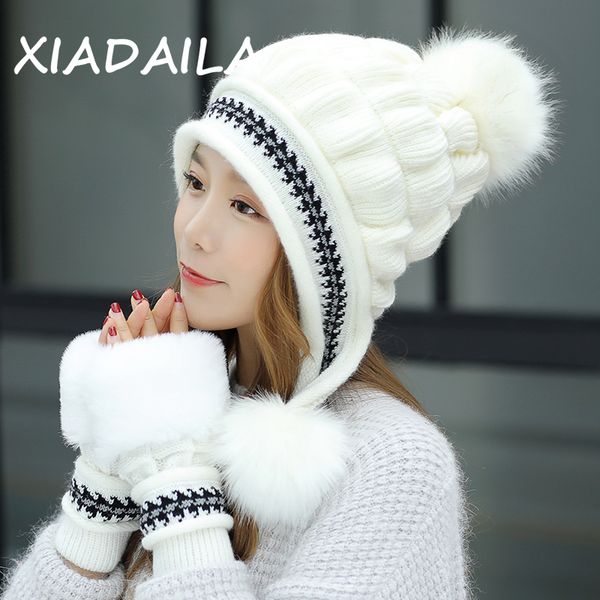 beanie/skull caps winter hat female autumn and fashion women's toe cap warm gloves + knit, Blue;gray
beanie/skull caps winter hat female autumn and fashion women's toe cap warm gloves + knit, Blue;gray