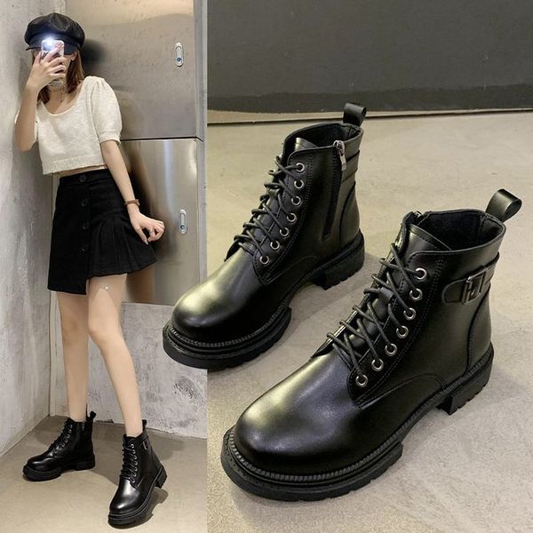 women's boots autumn boots-women booties ladies round toe shoes winter footwear luxury designer lace up 2020 fashion ankle med, Black
women's boots autumn boots-women booties ladies round toe shoes winter footwear luxury designer lace up 2020 fashion ankle med, Black