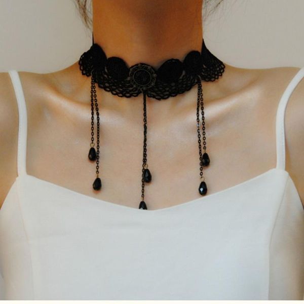 henrye chokers gothic jewelry vintage lace necklace & pendant women accessories choker false collar statement necklaces, Golden;silver
henrye chokers gothic jewelry vintage lace necklace & pendant women accessories choker false collar statement necklaces, Golden;silver