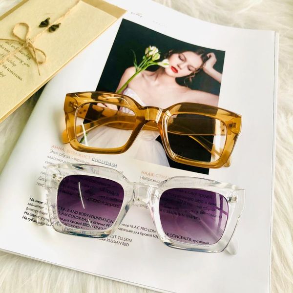 hbk vintage women square sunglasses oversized brand designer fashion men champagne frame shades luxury sun glasses, White;black
hbk vintage women square sunglasses oversized brand designer fashion men champagne frame shades luxury sun glasses, White;black