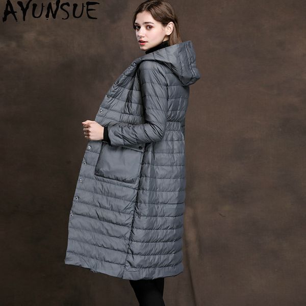 ayusnue autumn winter white duck down women hooded korean long ultra light down coat female puffer jacket 2020 smxm8037 kj2941, Black
ayusnue autumn winter white duck down women hooded korean long ultra light down coat female puffer jacket 2020 smxm8037 kj2941, Black