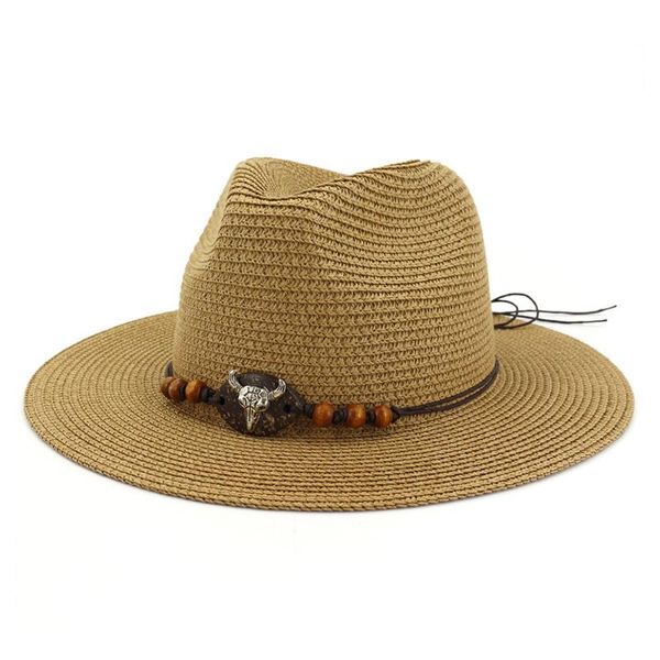 wide brim hats 2021 women straw sun khaki ethnic summer fedora hat ladies vintage decoration bow female brand beach panama jazz, Blue;gray
wide brim hats 2021 women straw sun khaki ethnic summer fedora hat ladies vintage decoration bow female brand beach panama jazz, Blue;gray