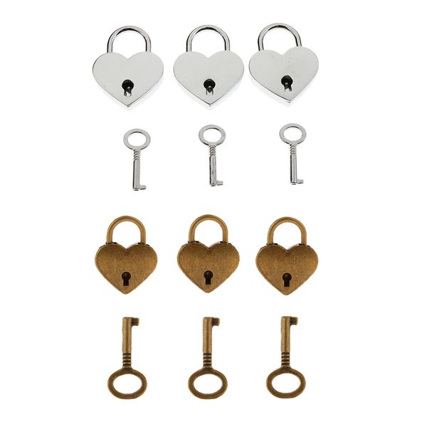 6х mini heart shape навесной замок с 6 ключи чемодан блокировки silverantique brass m
6х mini heart shape навесной замок с 6 ключи чемодан блокировки silverantique brass m