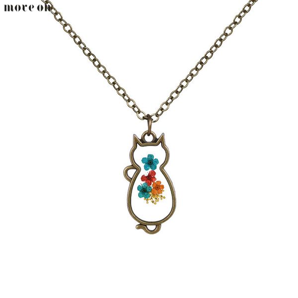 fashion retro cute kitty cat necklaces dried flower clover necklace choker chain collar pendant jewelry for women childen, Silver
fashion retro cute kitty cat necklaces dried flower clover necklace choker chain collar pendant jewelry for women childen, Silver