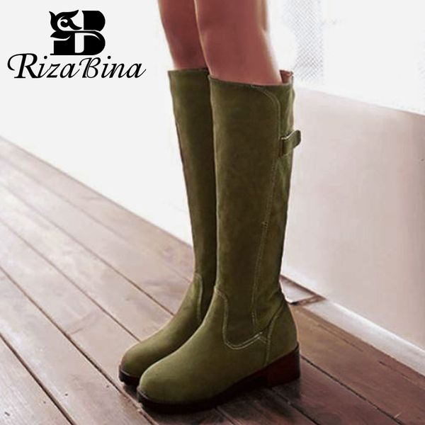 rizabina women knee high snow boots winter keep warm plush flats shoes women casual round toe thicken fur long boots size 34-43, Black
rizabina women knee high snow boots winter keep warm plush flats shoes women casual round toe thicken fur long boots size 34-43, Black