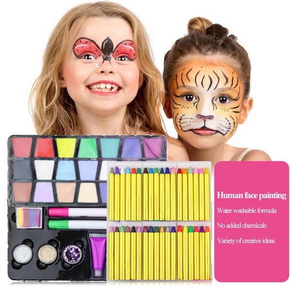 face art painting paints/pigments/crayon makeup halloween christmas festival cosplay party makeup painting non toxic safe
face art painting paints/pigments/crayon makeup halloween christmas festival cosplay party makeup painting non toxic safe