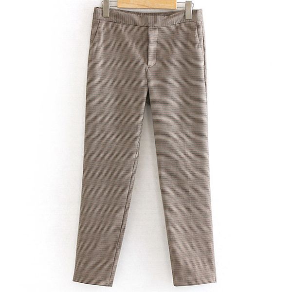women's pants & capris malina pencil women fashion houndstooth printed trousers elegant office lady full length female ladies hae, Black;white
women's pants & capris malina pencil women fashion houndstooth printed trousers elegant office lady full length female ladies hae, Black;white
