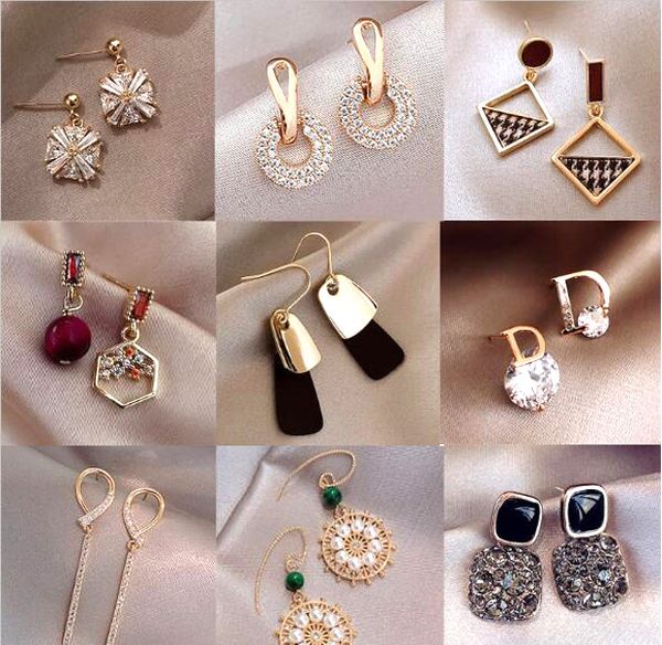 10pairs/lot mix style crystal fashion stud earrings for craft jewelry gift earring wa028, Golden;silver
10pairs/lot mix style crystal fashion stud earrings for craft jewelry gift earring wa028, Golden;silver